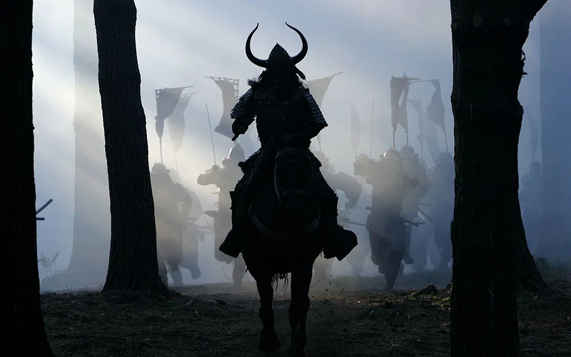 A still from The Last Samurai (2003).