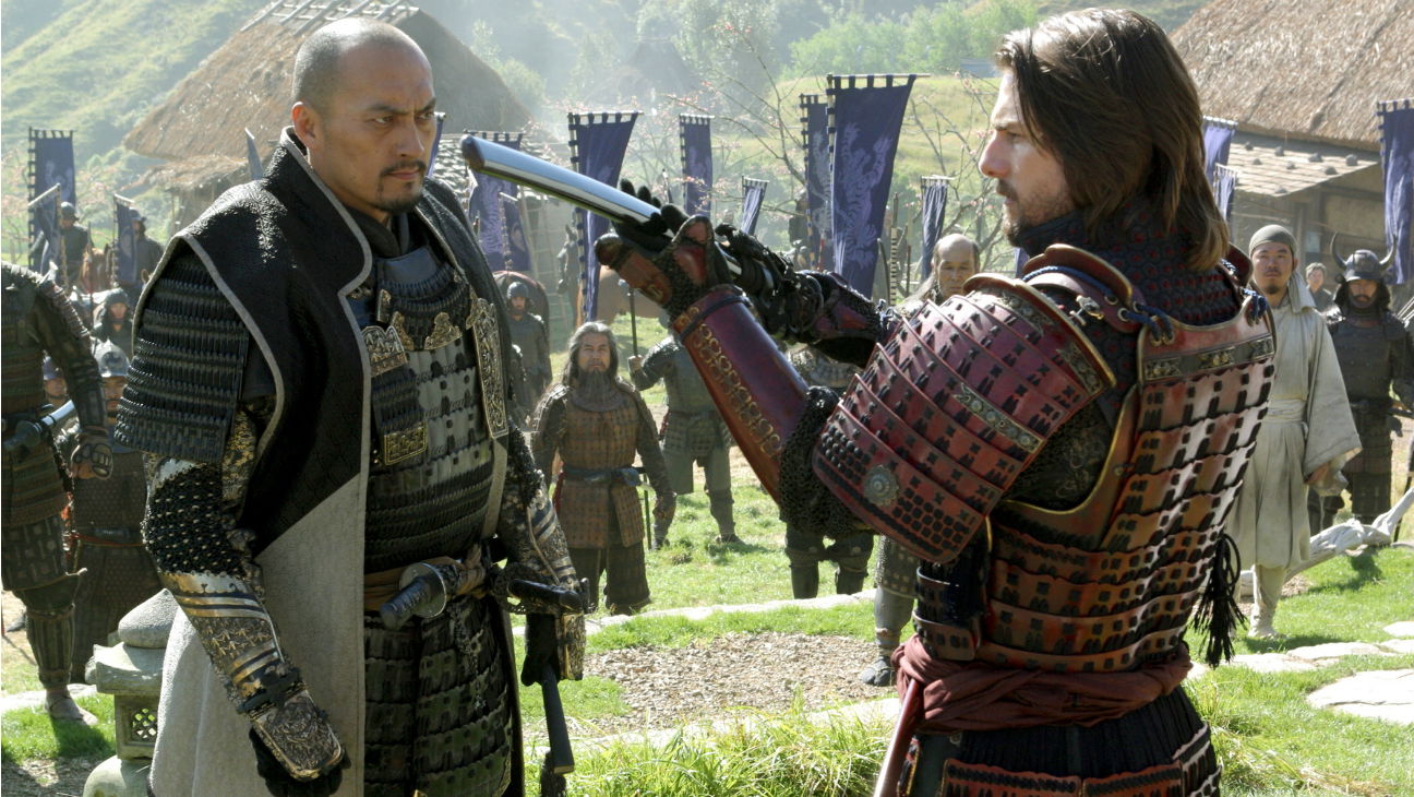 The Last Samurai (2003) featuring Tom Cruise and Ken Watanabe.