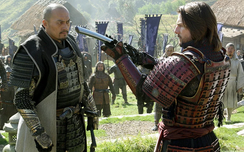 The Last Samurai (2003) featuring Tom Cruise and Ken Watanabe.
