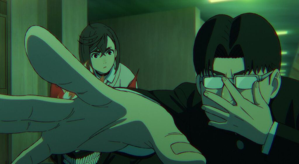 kinta sakata using his imaginary powers in dandadan
