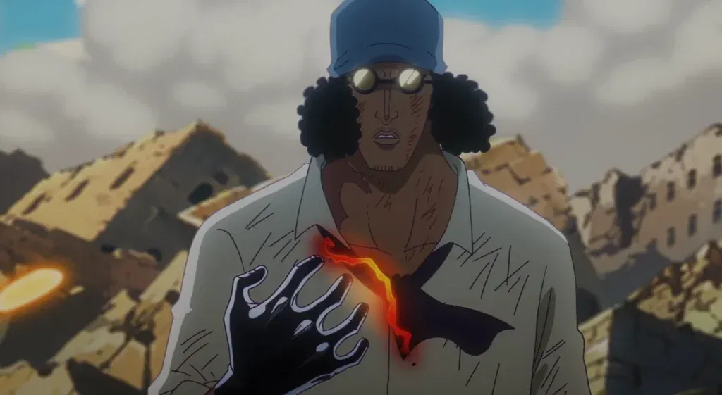 Kuzan showing his haki