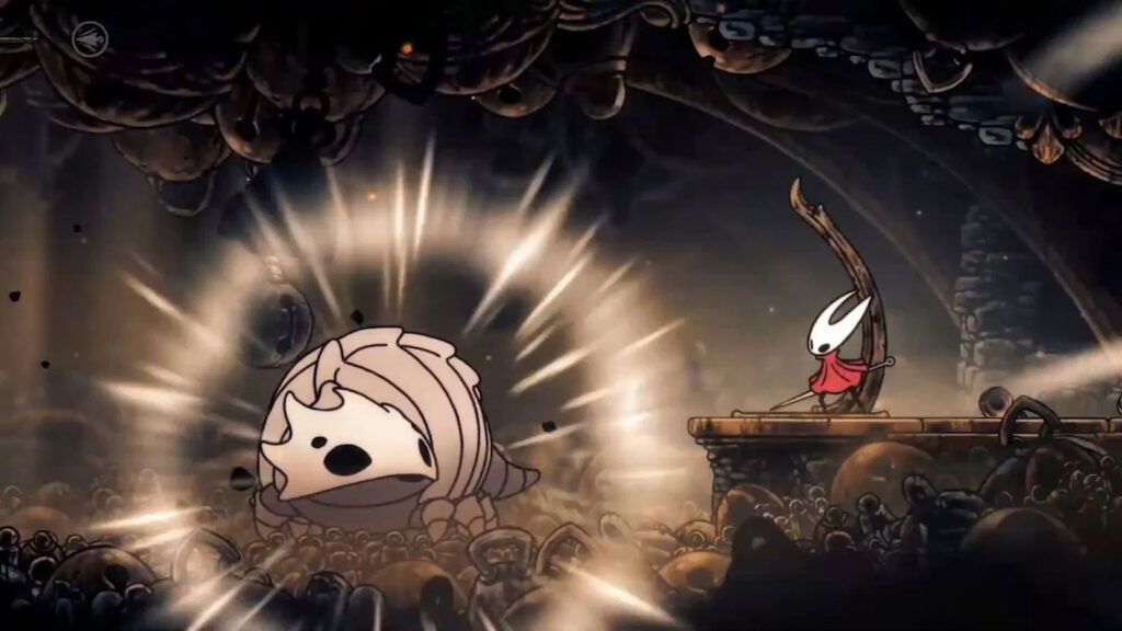 boss fight in Hollow Knight: Silksong