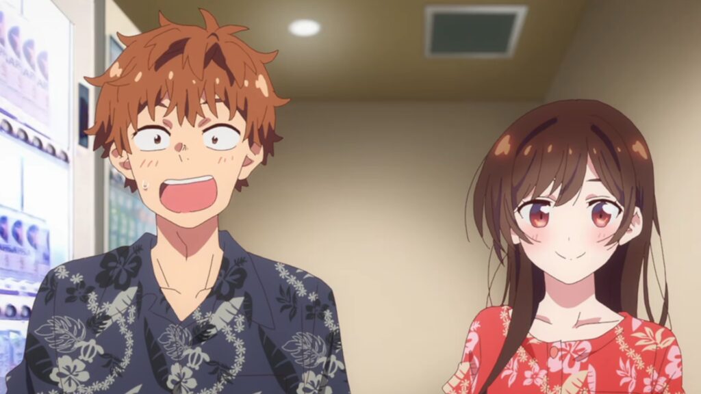 Kazuya and Chizuru in Rent-a-girlfriend season 4