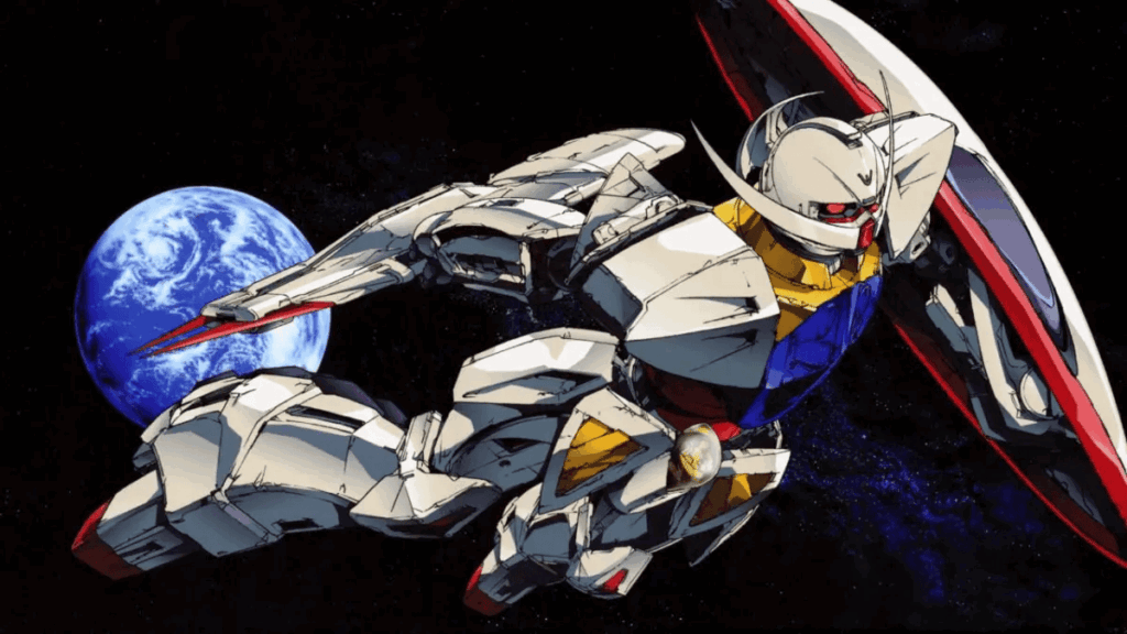A suit going into space in Turn A Gundam. 