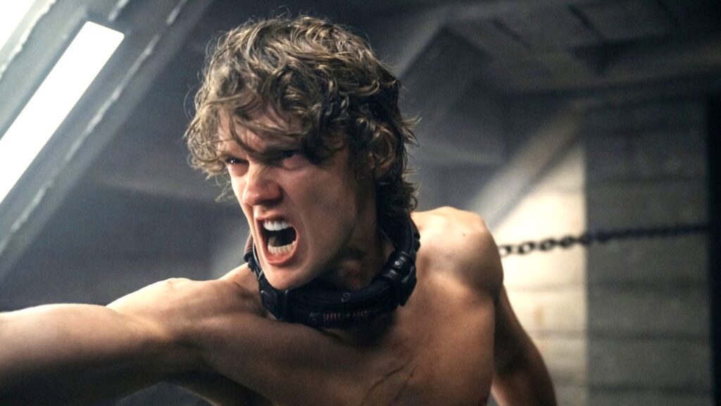 hunter doohan in a scene from wednesday