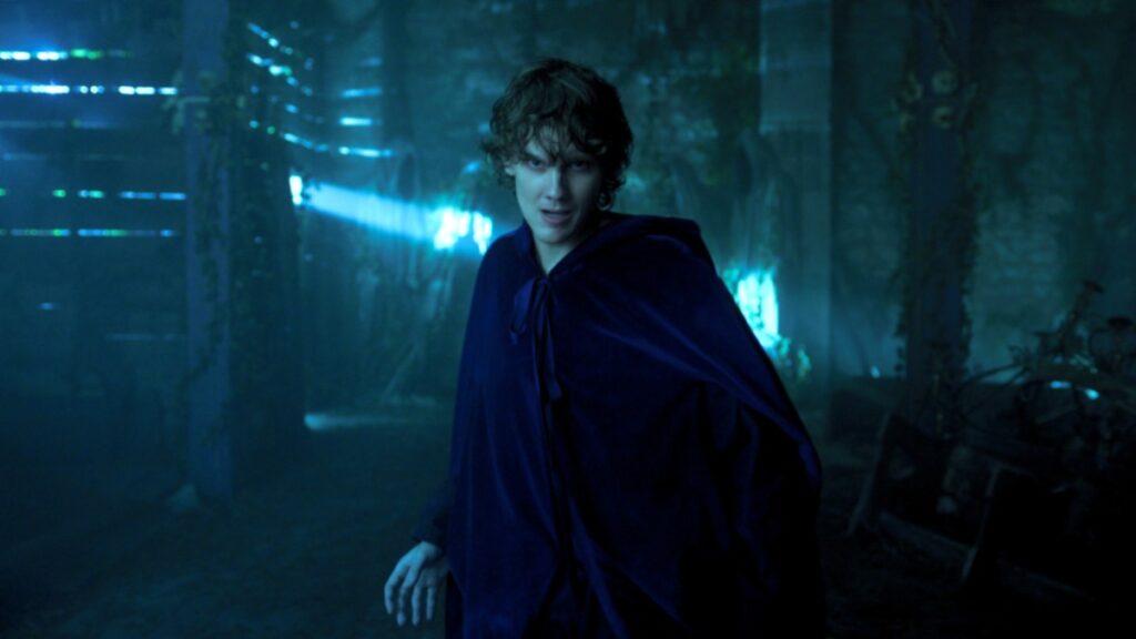 hunter doohan in a scene from wednesday