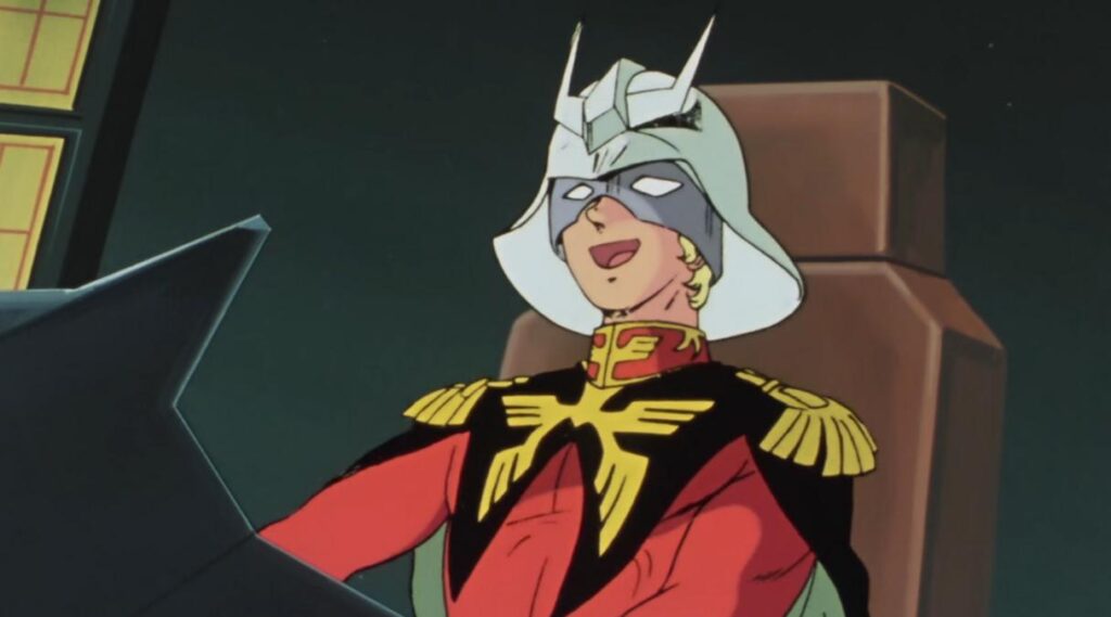 Char in Mobile Suit Gundam. 