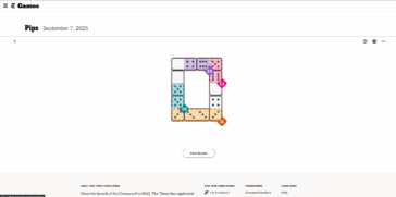 NYT Pips Solution for Today (September 7, 2025)