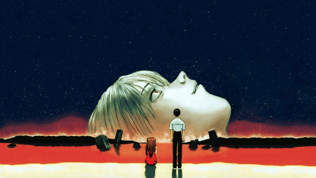 Shinji and Asuka from Neon Genesis Evangelion: The End of Evangelion.