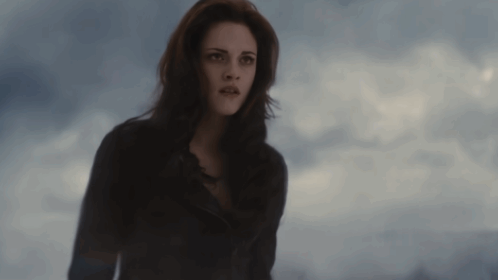 Kristen Stewart as Bella Swan in Breaking Dawn: Part 2.