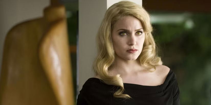 Nikki Reed as Rosalie Hale in Twilight saga.