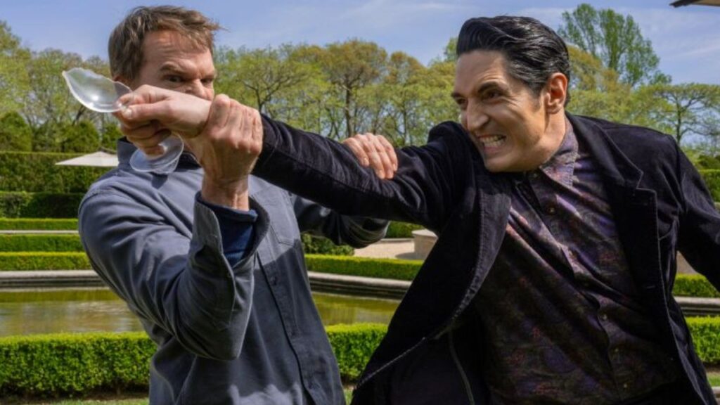 Gareth 2.0 and Dexter in a fight