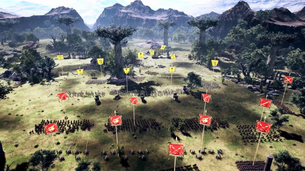 An image showing the gameplay of Roman Empire Wars.