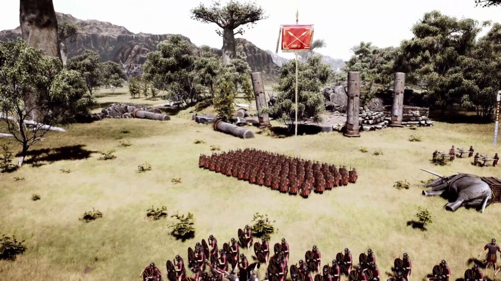 An image showing the gameplay of Roman Empire Wars.