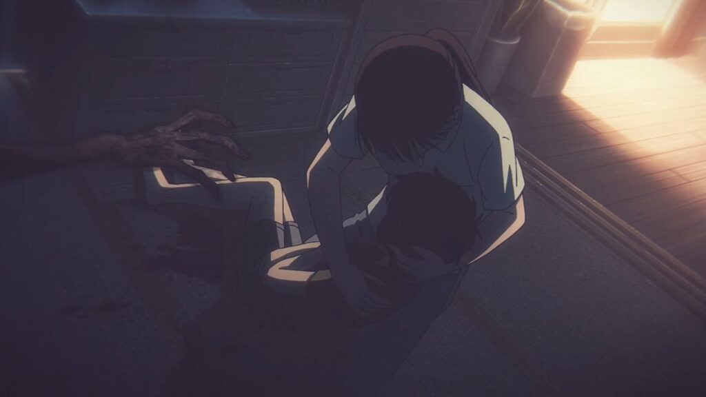 Kurebayashi's son was hurt in The Summer Hikaru Died episode 9
