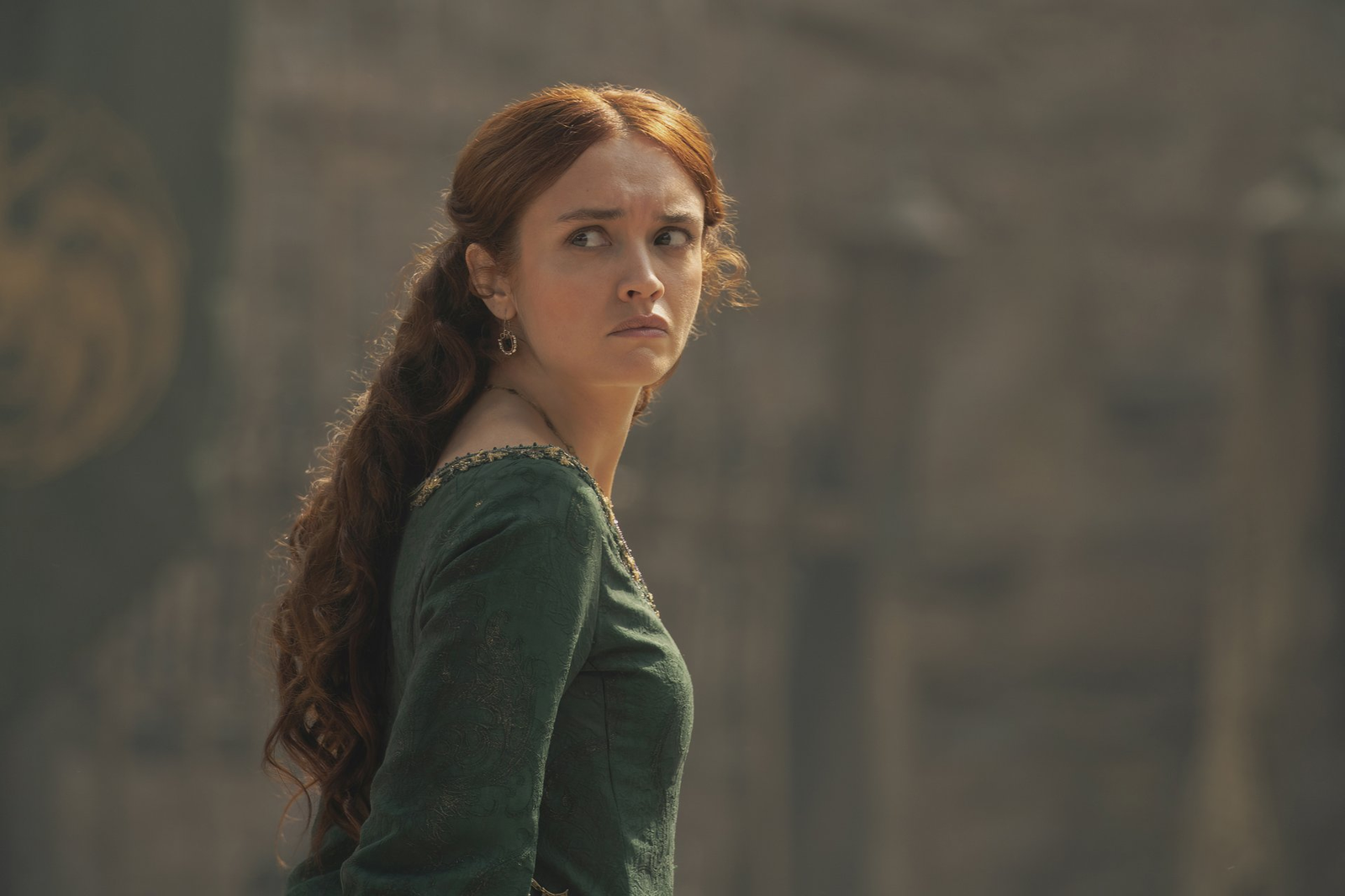 The actress plays the role of Alicent Hightower in the series.