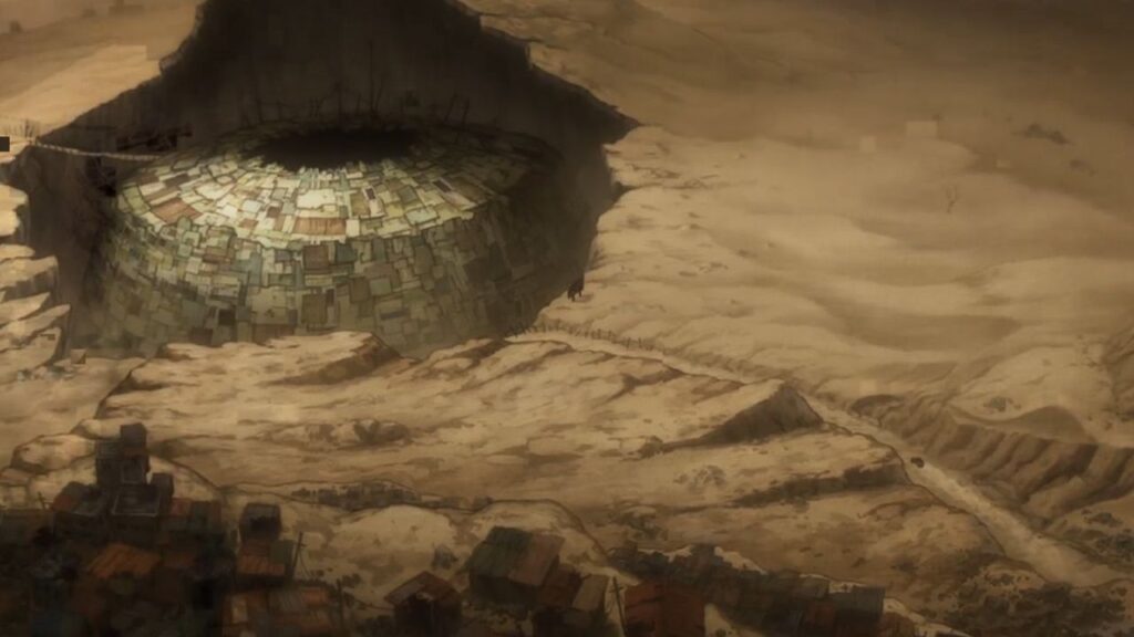 Canvas City in Gachiakuta episode 9