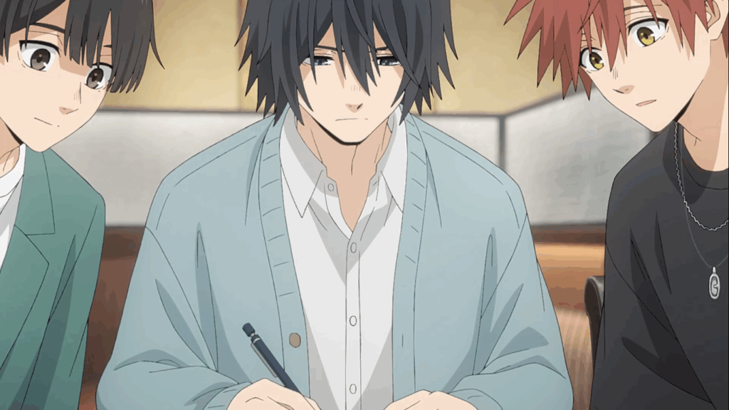 saku solves one of subaru's study problems