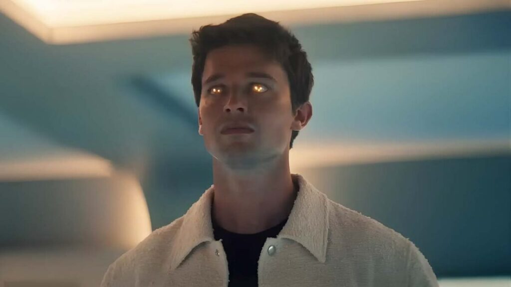 Patrick Schwarzenegger in a still from Gen V