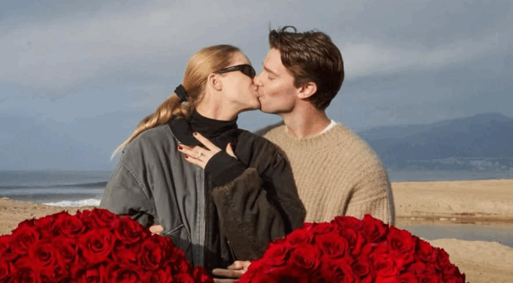Patrick Schwarzenegger proposes to Abby Champion via @patrickschwarzenegger / Instagram