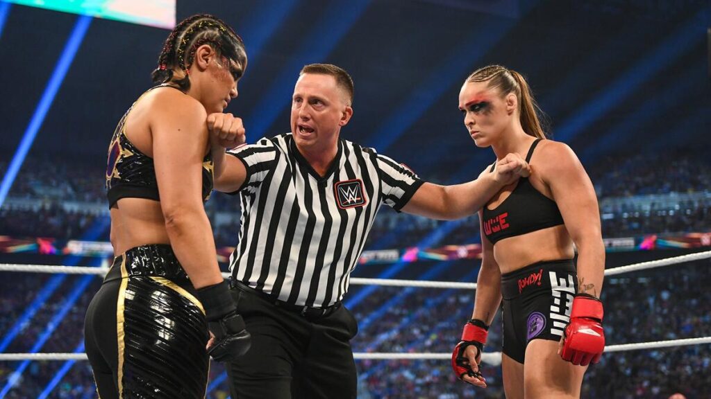 Ronda Rousey during a fight.