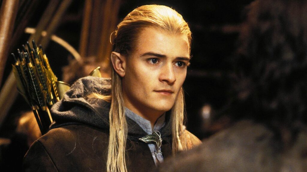 Orlando Bloom as Legolas in lord of the rings