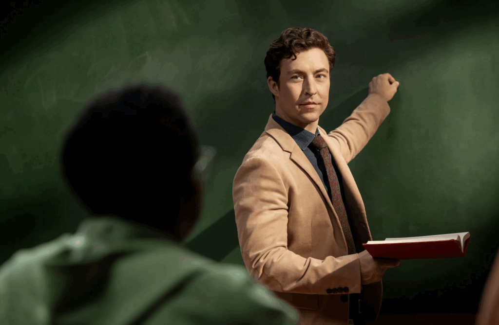 Brian Jordan Alvarez teaching in English Teacher