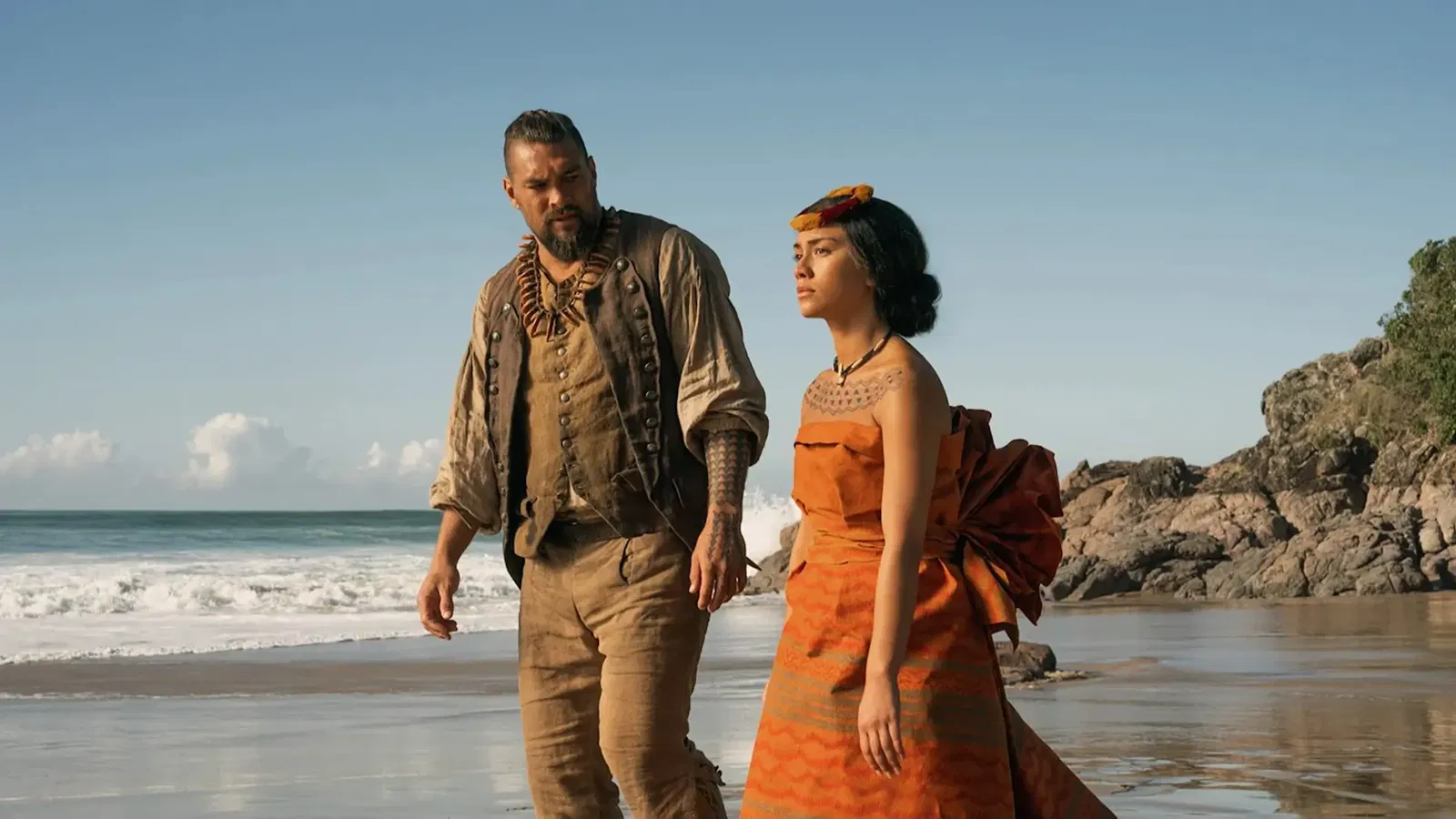 A still from Chief of War 