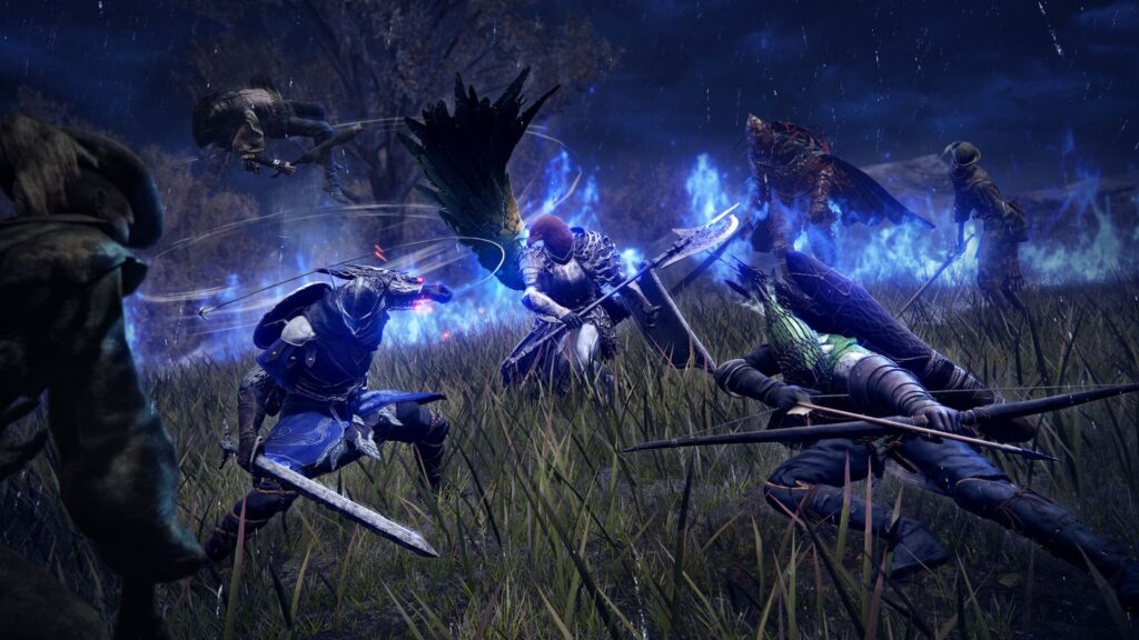 Elden Ring Nightreign team fighting