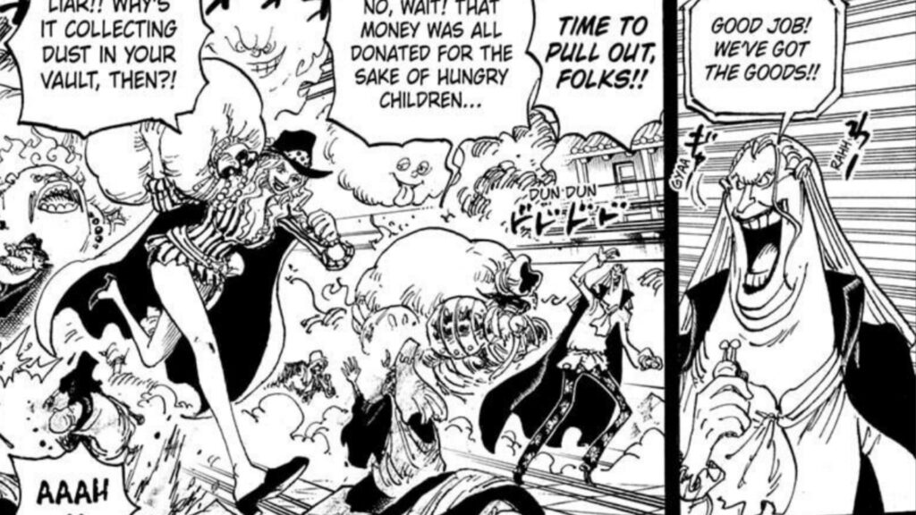 A panel from One Piece manga