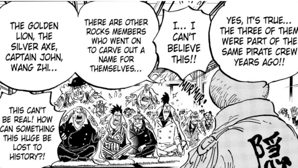 Sengoku is addressing the marines in One Piece 