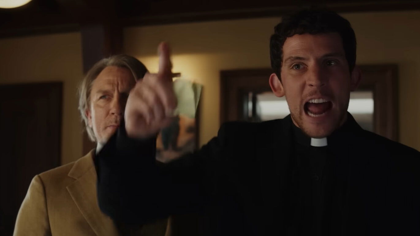 Josh O' Connor in Wake Up Dead Man: A Knives Out Mystery