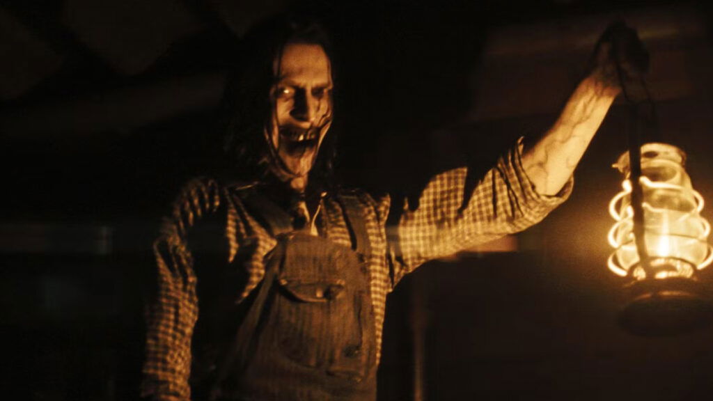 The axeman in the conjuring last rites