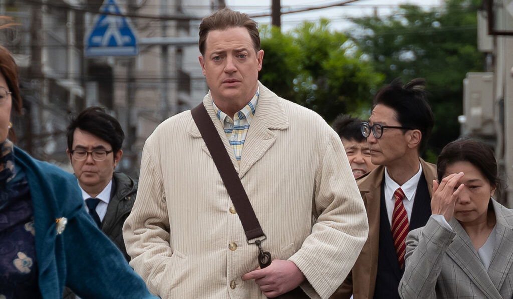 brendan fraser in a still from rental family