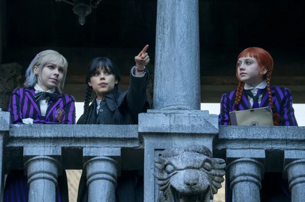 The trio investigate at Nevermore