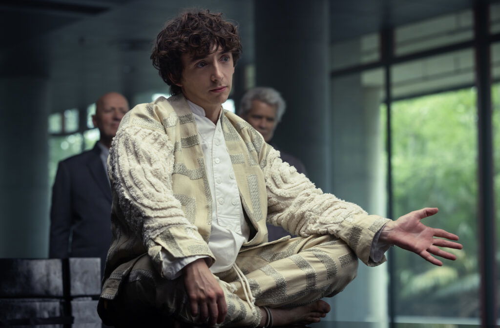 FX's Alien: Earth -- "The Fly" -- Season 1, Episode 6 (Airs Tues, Sept 9) -- Pictured: Samuel Blenkin as Boy Kavalier. CR: Patrick Brown/FX