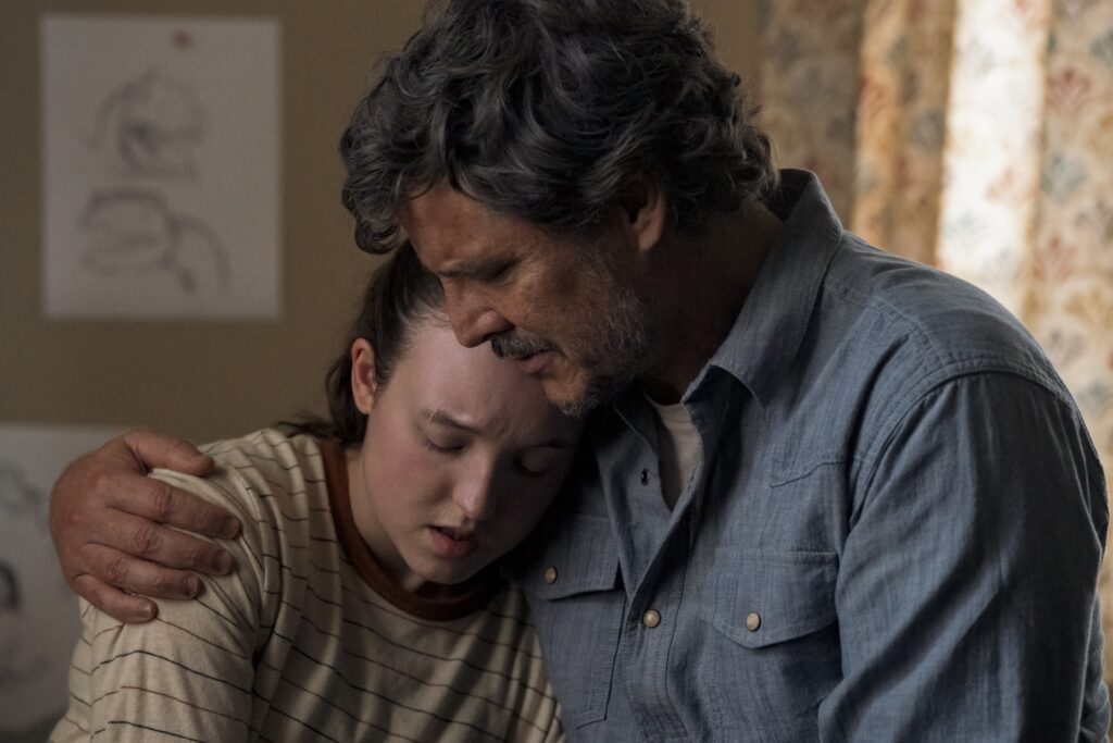 Bella Ramsey and Pedro Pascal The Last of Us Emmys