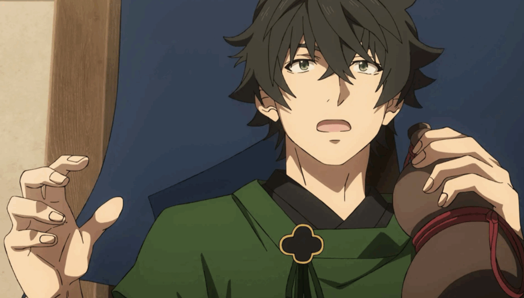 Naofumi in Rising of the Shield Hero