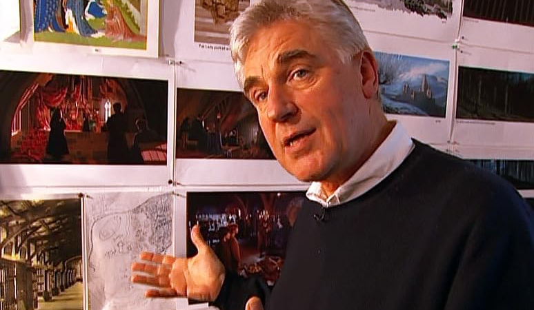Stuart Craig explaining his work on Harry Potter in Creating the Vision (2004).