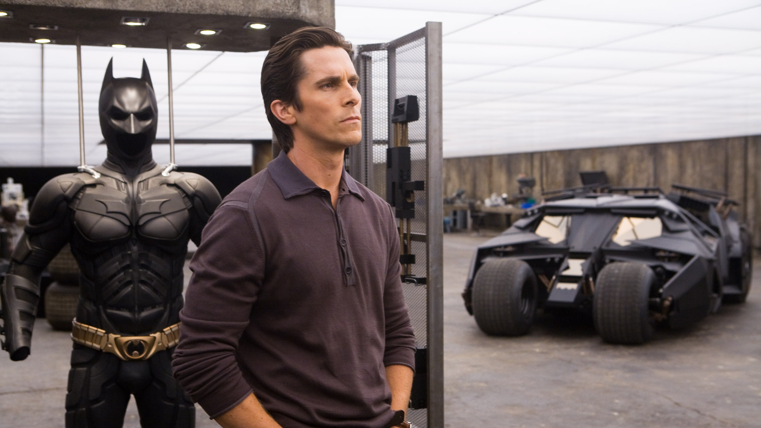 Bale plays the role of Bruce Wayne/Batman in the trilogy