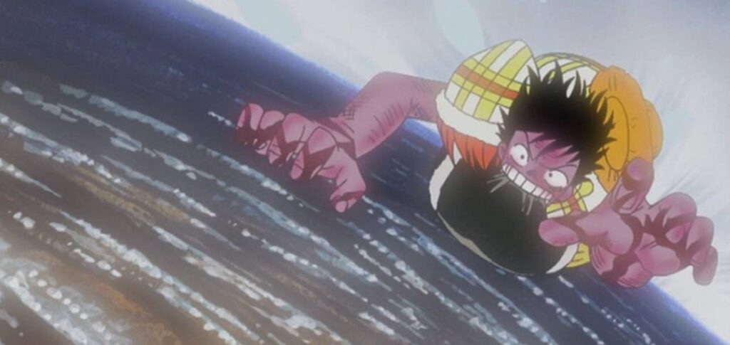 Luffy, Nami, and Sanji