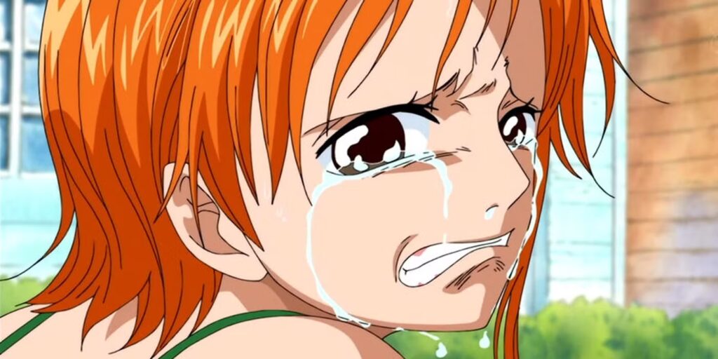 Nami crying