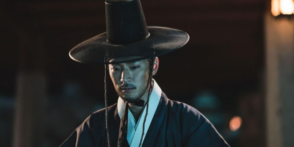 Park Seoham looking contemplative in The Murky Stream 