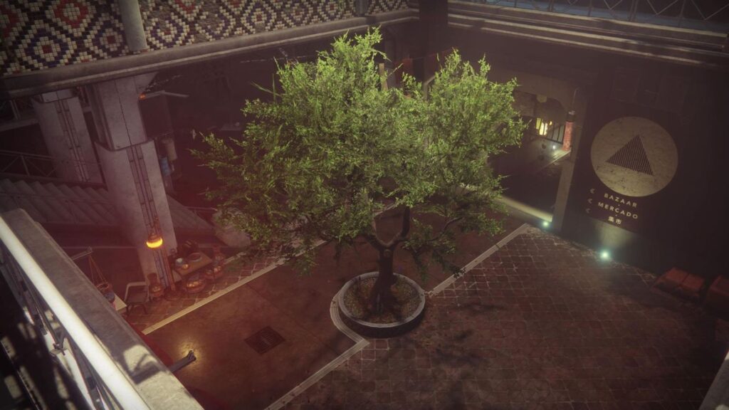 The Bazaar District in Destiny 2 Tower