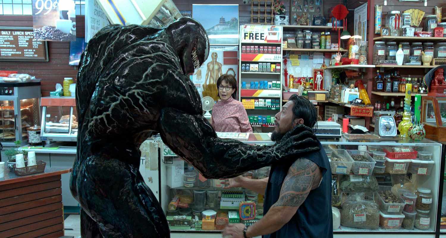 A still from Venom 