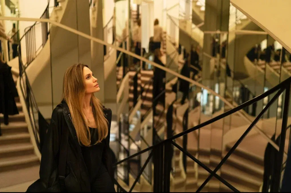 Angelina Jolie in a still from Couture.