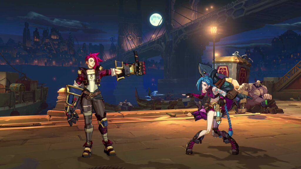 2XKO screenshot featuring Vi and Jinx.