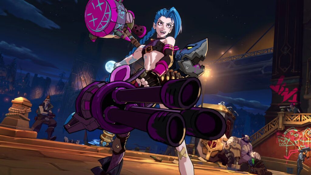 2XKO screenshot featuring Jinx.