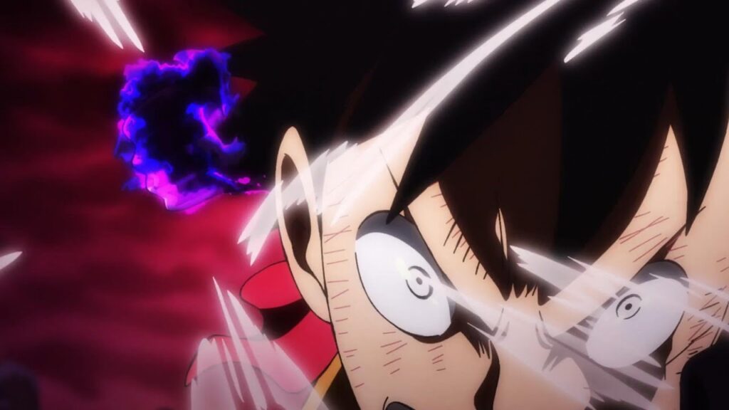 Luffy using Haki