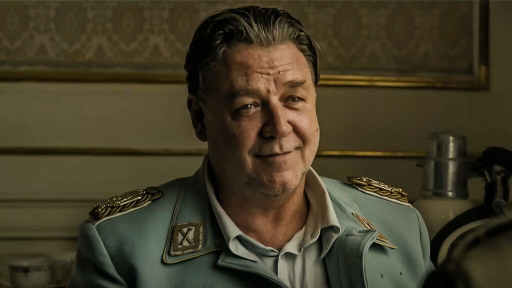 Russell Crowe as a Nazi war criminal in Nuremberg